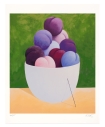 Nicolas Party, <i>Purple Peaches</i> (2024), 28 colour screenprint, Edition of 100